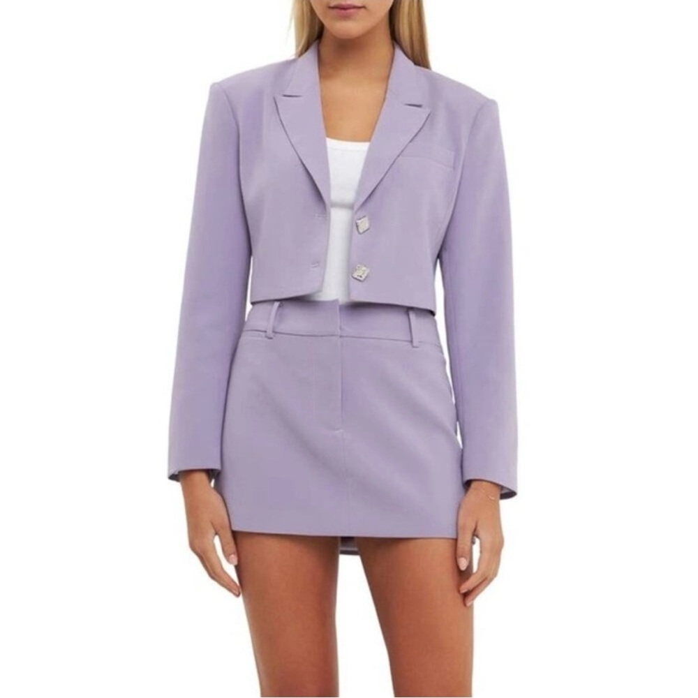 English Factory Lavender Skirt Set